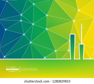 Abstract creative concept vector line draw background for web, mobile app, illustration template design, business infographic, page, brochure, banner, presentation, poster, cover, booklet, document.