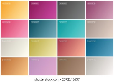 Abstract creative concept vector multicolor blurred background set. For Web and Mobile Applications, illustration template design, business infographic and social media, modern decoration. EPS 10