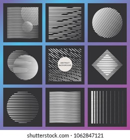 Abstract Creative concept vector multicolored blurred background set. For Web and Mobile Applications, art illustration template design, business infographic and social media, modern decoration.
