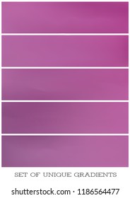 Abstract Creative concept vector multicolored blurred background set. For Web and Mobile Applications, art illustration template design, business infographic and social media, modern decoration.