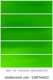 Abstract Creative concept vector multicolored blurred background set. For Web and Mobile Applications, art illustration template design, business infographic and social media, modern decoration.