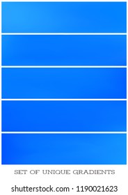 Abstract Creative concept vector multicolored blurred background set. For Web and Mobile Applications, art illustration template design, business infographic and social media, modern decoration.