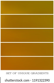 Abstract Creative concept vector multicolored blurred background set. For Web and Mobile Applications, art illustration template design, business infographic and social media, modern decoration.