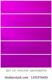 Abstract Creative concept vector multicolored blurred background set. For Web and Mobile Applications, art illustration template design, business infographic and social media, modern decoration.