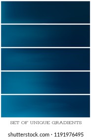 Abstract Creative concept vector multicolored blurred background set. For Web and Mobile Applications, art illustration template design, business infographic and social media, modern decoration.