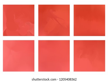 Abstract Creative concept vector multicolored blurred background set. For Web and Mobile Applications, art illustration template design, business infographic and social media, modern decoration.