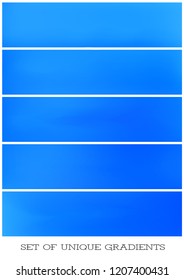 Abstract Creative concept vector multicolored blurred background set. For Web and Mobile Applications, art illustration template design, business infographic and social media, modern decoration.