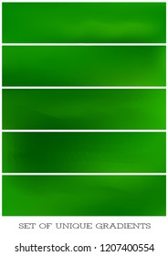 Abstract Creative concept vector multicolored blurred background set. For Web and Mobile Applications, art illustration template design, business infographic and social media, modern decoration.