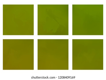 Abstract Creative concept vector multicolored blurred background set. For Web and Mobile Applications, art illustration template design, business infographic and social media, modern decoration.