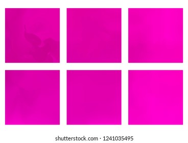 Abstract Creative concept vector multicolored blurred background set. For Web and Mobile Applications, art illustration template design, business infographic and social media, modern decoration.