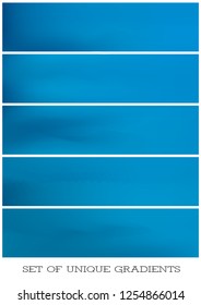 Abstract Creative concept vector multicolored blurred background set. For Web and Mobile Applications, art illustration template design, business infographic and social media, modern decoration.