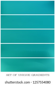 Abstract Creative concept vector multicolored blurred background set. For Web and Mobile Applications, art illustration template design, business infographic and social media, modern decoration.