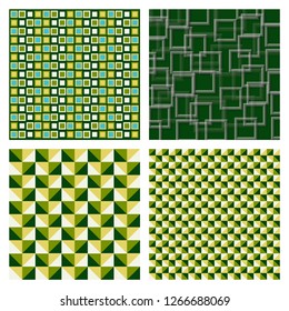 Abstract Creative concept vector multicolored background set. For Web and Mobile Applications, art illustration template design, business infographic and social media, modern decoration.