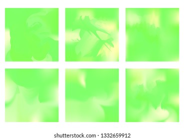 Abstract Creative concept vector multicolored blurred background set. For Web and Mobile Applications, art illustration template design, business infographic and social media, modern decoration.