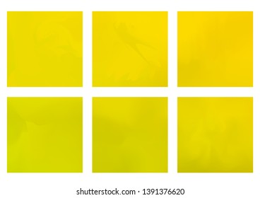 Abstract Creative concept vector multicolored blurred background set. For Web and Mobile Applications, art illustration template design, business infographic and social media, modern decoration.