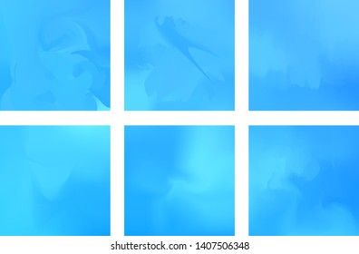 Abstract Creative concept vector multicolored blurred background set. For Web and Mobile Applications, art illustration template design, business infographic and social media, modern decoration.
