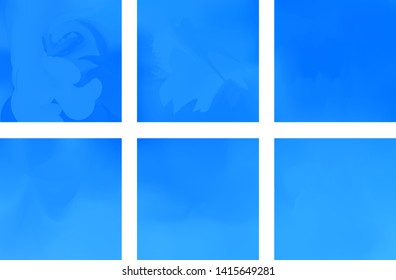 Abstract Creative concept vector multicolored blurred background set. For Web and Mobile Applications, art illustration template design, business infographic and social media, modern decoration.
