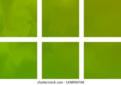 Abstract Creative concept vector multicolored blurred background set. For Web and Mobile Applications, art illustration template design, business infographic and social media, modern decoration.
