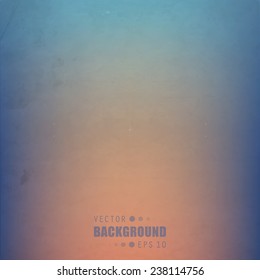 Abstract Creative concept vector multicolored blurred vintage background. For Web and Mobile Applications, art illustration template design, business infographic and social media, modern decoration.