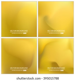 Abstract Creative concept vector multicolored blurred background set. For Web and Mobile Applications, art illustration template design, business infographic and social media, modern decoration.