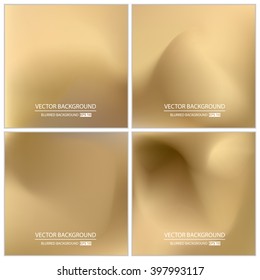 Abstract Creative concept vector multicolored blurred background set. For Web and Mobile Applications, art illustration template design, business infographic and social media, modern decoration.