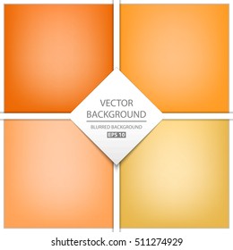 Abstract Creative concept vector multicolored blurred background set. For Web and Mobile Applications, art illustration template design, business infographic and social media, modern decoration.