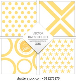 Abstract Creative concept vector multicolored blurred background set. For Web and Mobile Applications, art illustration template design, business infographic and social media, modern decoration.