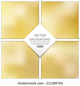 Abstract Creative concept vector multicolored blurred background set. For Web and Mobile Applications, art illustration template design, business infographic and social media, modern decoration.