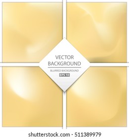 Abstract Creative concept vector multicolored blurred background set. For Web and Mobile Applications, art illustration template design, business infographic and social media, modern decoration.