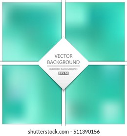 Abstract Creative concept vector multicolored blurred background set. For Web and Mobile Applications, art illustration template design, business infographic and social media, modern decoration.