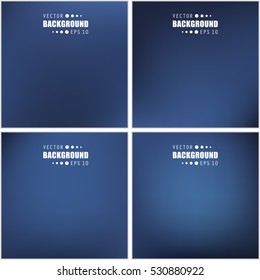 Abstract Creative concept vector multicolored blurred background set. For Web and Mobile Applications, art illustration template design, business infographic and social media, modern decoration.
