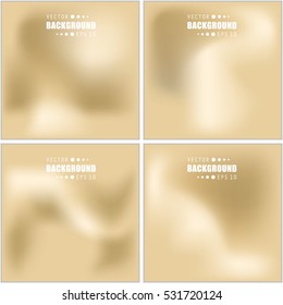 Abstract Creative concept vector multicolored blurred background set. For Web and Mobile Applications, art illustration template design, business infographic and social media, modern decoration.