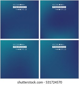 Abstract Creative concept vector multicolored blurred background set. For Web and Mobile Applications, art illustration template design, business infographic and social media, modern decoration.