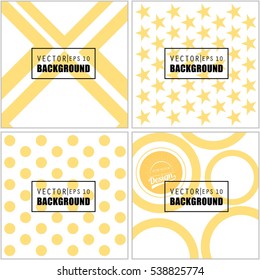 Abstract Creative concept vector multicolored blurred background set. For Web and Mobile Applications, art illustration template design, business infographic and social media, modern decoration.