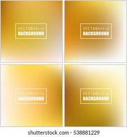 Abstract Creative concept vector multicolored blurred background set. For Web and Mobile Applications, art illustration template design, business infographic and social media, modern decoration.