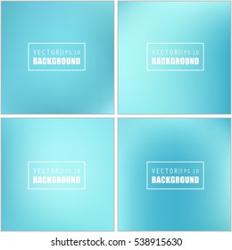 Abstract Creative concept vector multicolored blurred background set. For Web and Mobile Applications, art illustration template design, business infographic and social media, modern decoration.