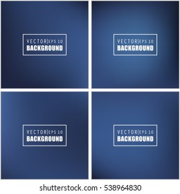 Abstract Creative concept vector multicolored blurred background set. For Web and Mobile Applications, art illustration template design, business infographic and social media, modern decoration.