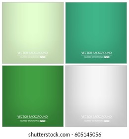 Abstract Creative concept vector multicolored blurred background set. For Web and Mobile Applications, art illustration template design, business infographic and social media, modern decoration.
