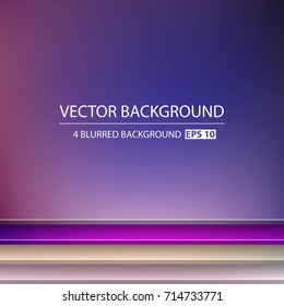 Abstract Creative concept vector multicolored blurred background set. For Web and Mobile Applications, art illustration template design, business infographic and social media, modern decoration.