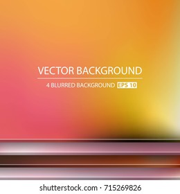Abstract Creative concept vector multicolored blurred background set. For Web and Mobile Applications, art illustration template design, business infographic and social media, modern decoration.