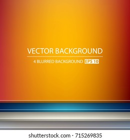 Abstract Creative concept vector multicolored blurred background set. For Web and Mobile Applications, art illustration template design, business infographic and social media, modern decoration.