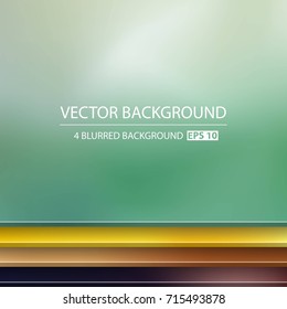 Abstract Creative concept vector multicolored blurred background set. For Web and Mobile Applications, art illustration template design, business infographic and social media, modern decoration.