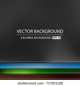 Abstract Creative concept vector multicolored blurred background set. For Web and Mobile Applications, art illustration template design, business infographic and social media, modern decoration.