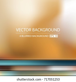 Abstract Creative concept vector multicolored blurred background set. For Web and Mobile Applications, art illustration template design, business infographic and social media, modern decoration.