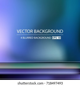 Abstract Creative concept vector multicolored blurred background set. For Web and Mobile Applications, art illustration template design, business infographic and social media, modern decoration.