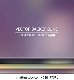 Abstract Creative concept vector multicolored blurred background set. For Web and Mobile Applications, art illustration template design, business infographic and social media, modern decoration.