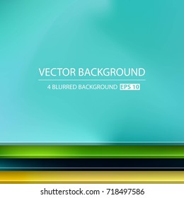 Abstract Creative concept vector multicolored blurred background set. For Web and Mobile Applications, art illustration template design, business infographic and social media, modern decoration.