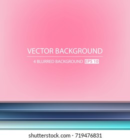 Abstract Creative concept vector multicolored blurred background set. For Web and Mobile Applications, art illustration template design, business infographic and social media, modern decoration.