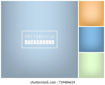 Abstract Creative concept vector multicolored blurred background set. For Web and Mobile Applications, art illustration template design, business infographic and social media, modern decoration.
