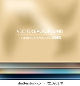 Abstract Creative concept vector multicolored blurred background set. For Web and Mobile Applications, art illustration template design, business infographic and social media, modern decoration.